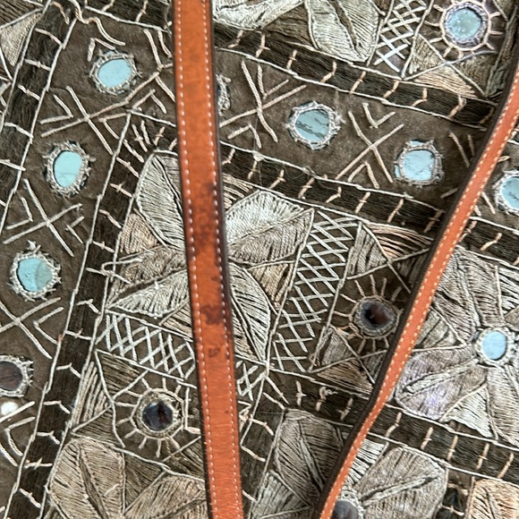 Dooney & Bourke Vintage Mini Saddlebag or Crossbody Pebbled Leather - Picture 7 of 13